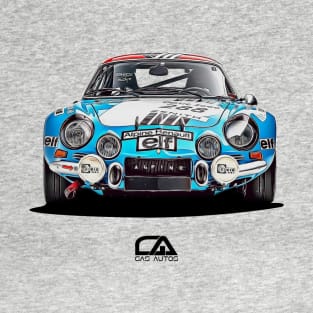 Alpine Renault in Blue Illustration T-Shirt